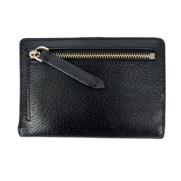 Kate Spade New York Jeanne Medium Slim Bifold Wallet Pink Black Designer - Picture 2 of 11